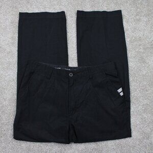 Travis Mathew Golf Pants Mens 34 Black Cotton/Polyester‎ Straight Leg 30" inseam